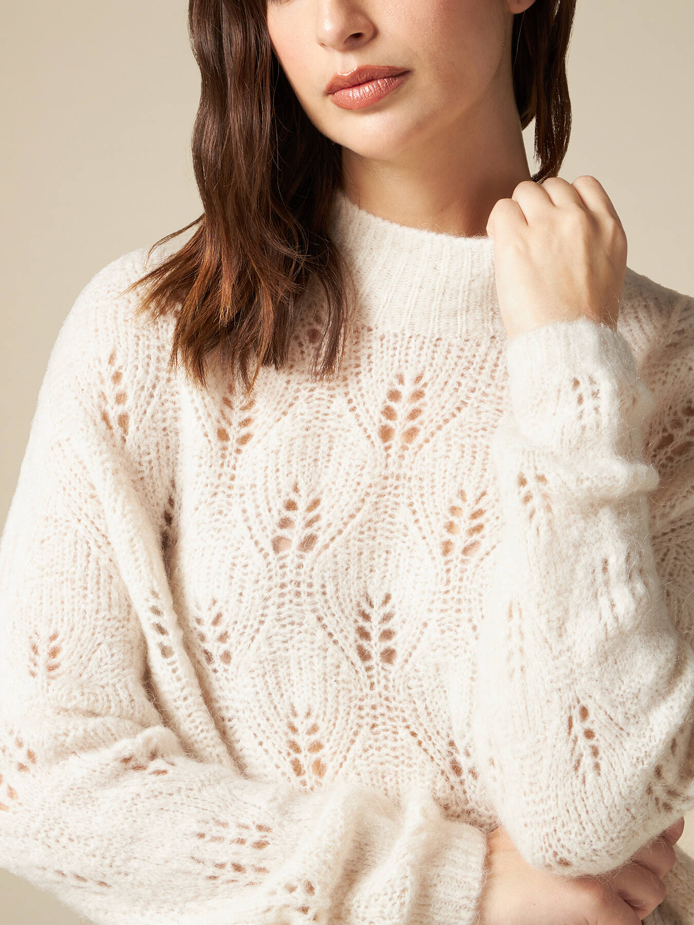 Dolcevita traforata misto mohair image number 2