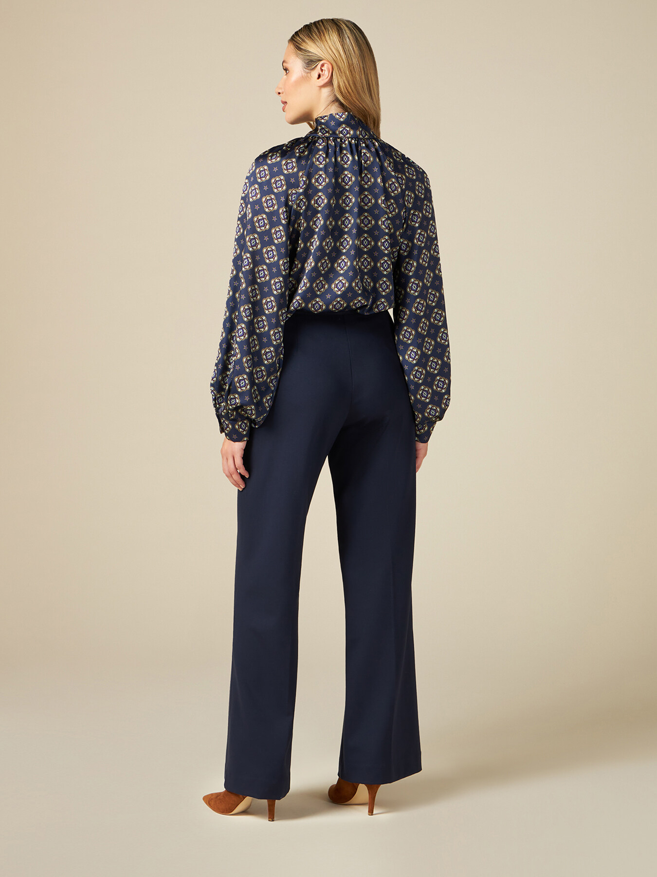 Pantalon large en maille Milano image number 1