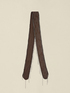 Long scarf with beaded fringes image number 1