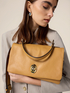 Borsa satchel in vera pelle image number 2
