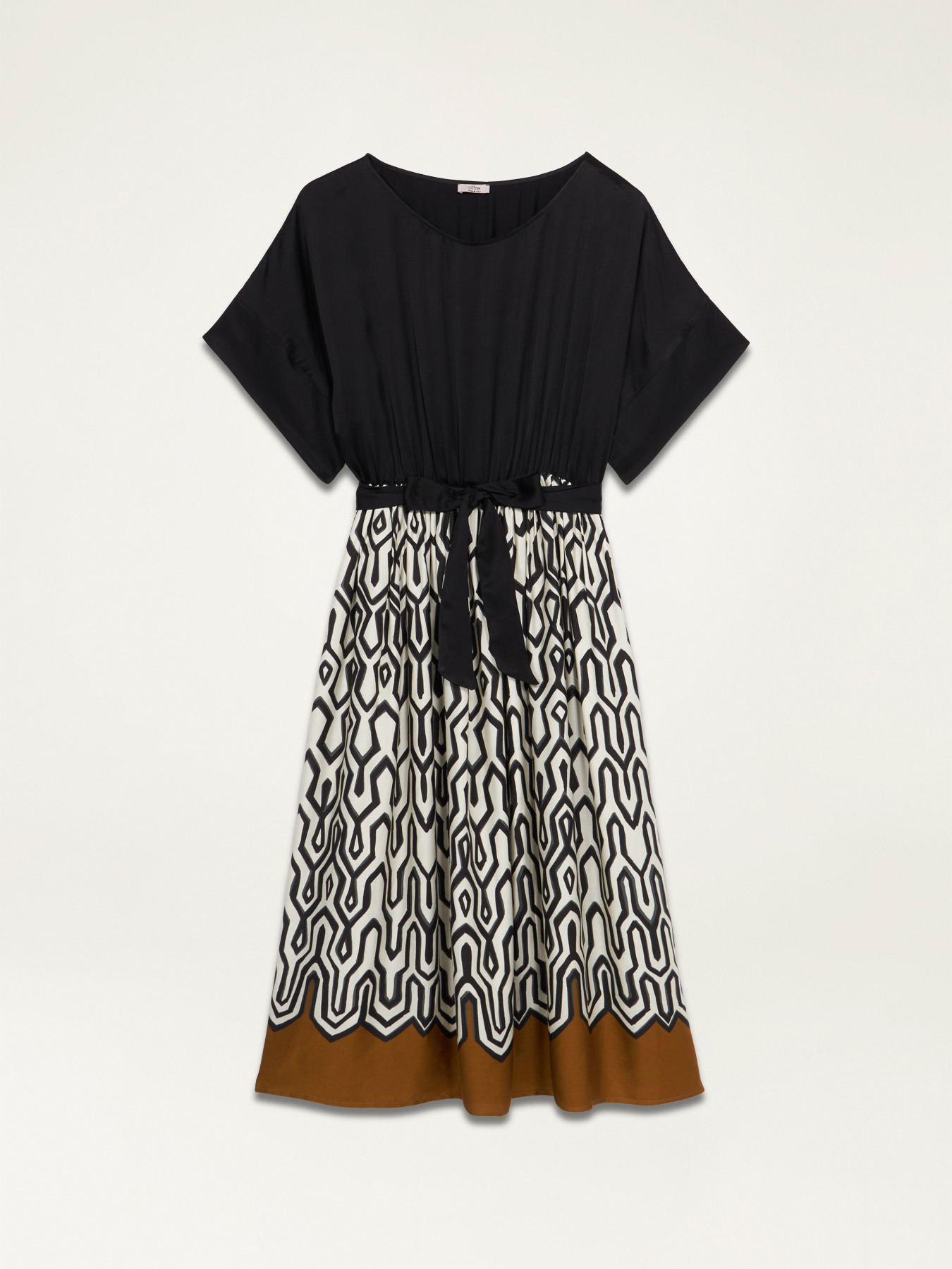 Vestido con falda &eacute;tnica image number 4