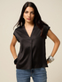 Camiseta bimat&eacute;rica con escote en V image number 0
