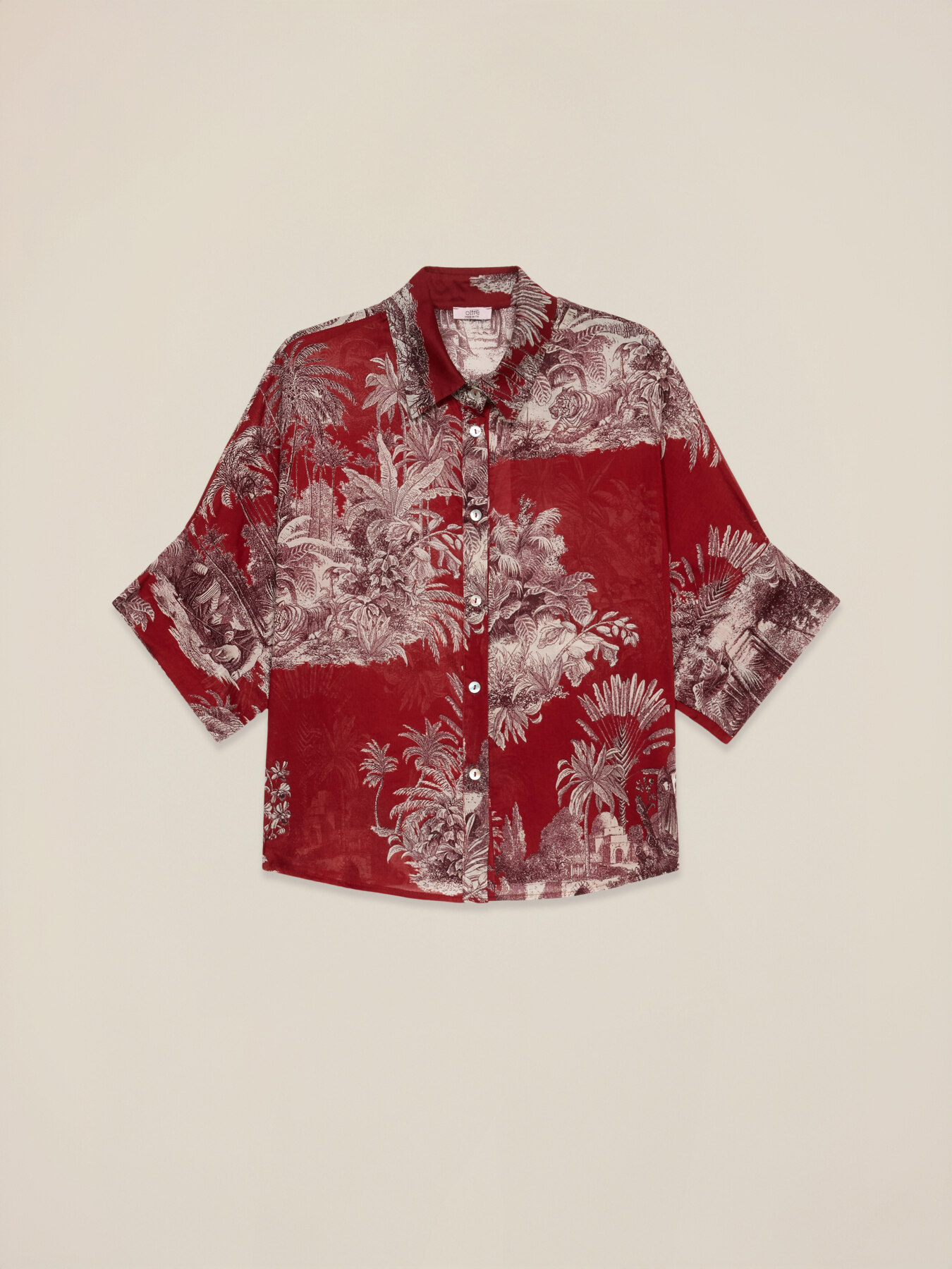 Camicia in mussola fantasia image number 4