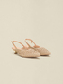 Pantofi decupați slingback perforați image number 2