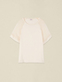 Two-tone short sleeve blouse image number 3