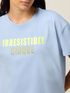 T-shirt with print and scarf image number 2