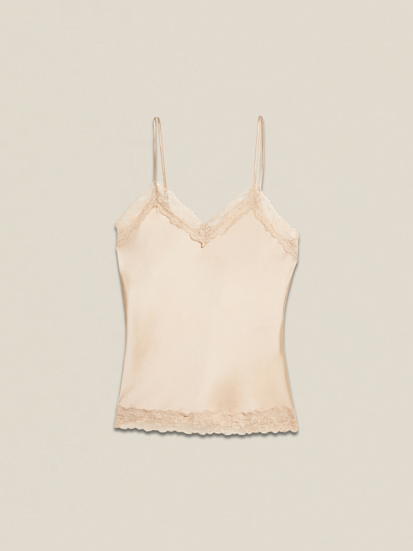 Satin and lace top image number 3