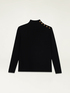 Rollkragenpullover mit Knopf-Detail image number 3