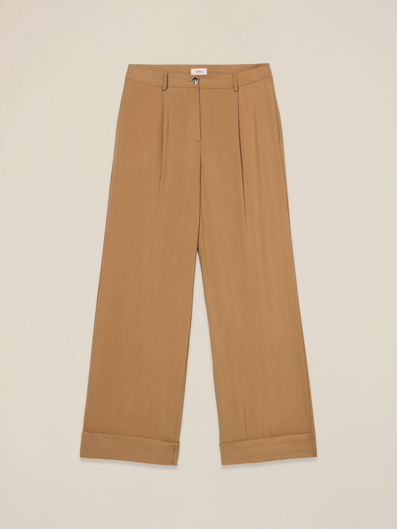 Pantaloni palazzo fluidi misto viscosa image number 4