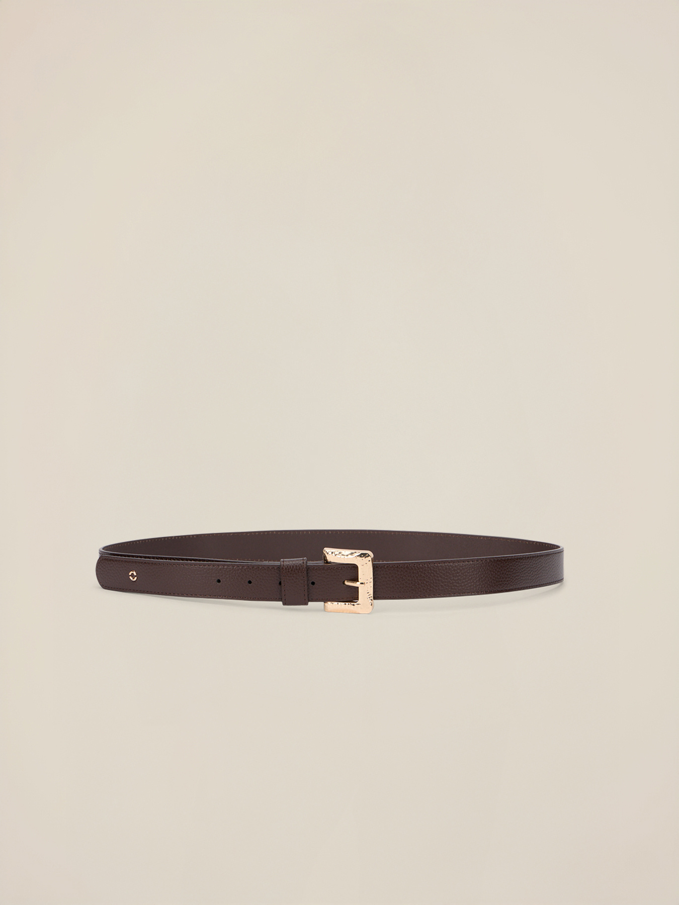 Belt with golden buckle image number 1