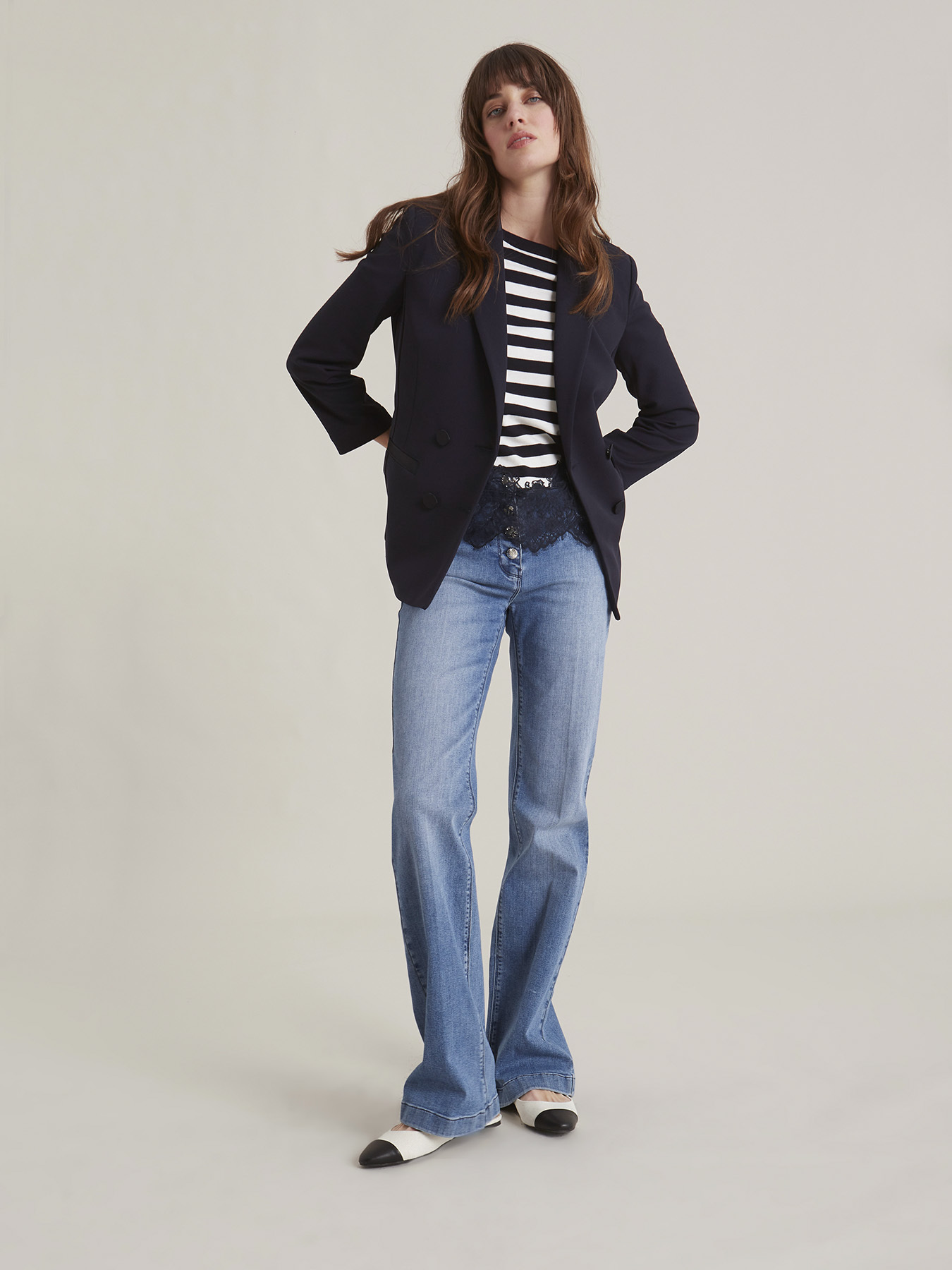 Jeans London mit Schmuckkn&ouml;pfen image number 0