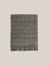 Chequered scarf with micro rhinestones image number 0