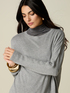Oversized lurex wool-blend sweater image number 2