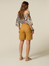 Bermuda shorts in cotton blend gabardine image number 1