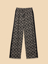 Pantaloni ampi con ricamo perline image number 3