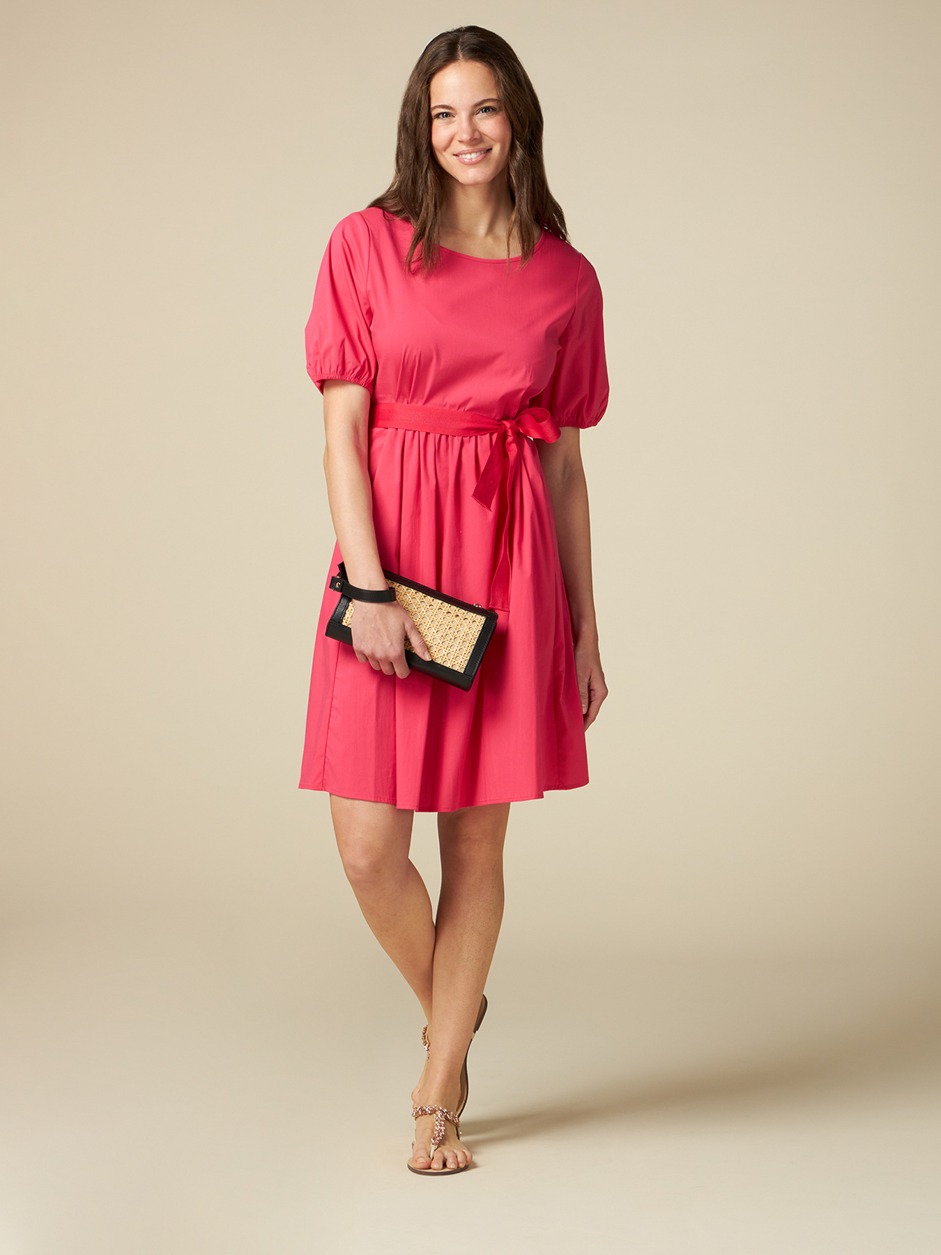 Vestito maniche corte in cotone image number 0