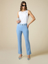 Milano-stitch flared trousers image number 0