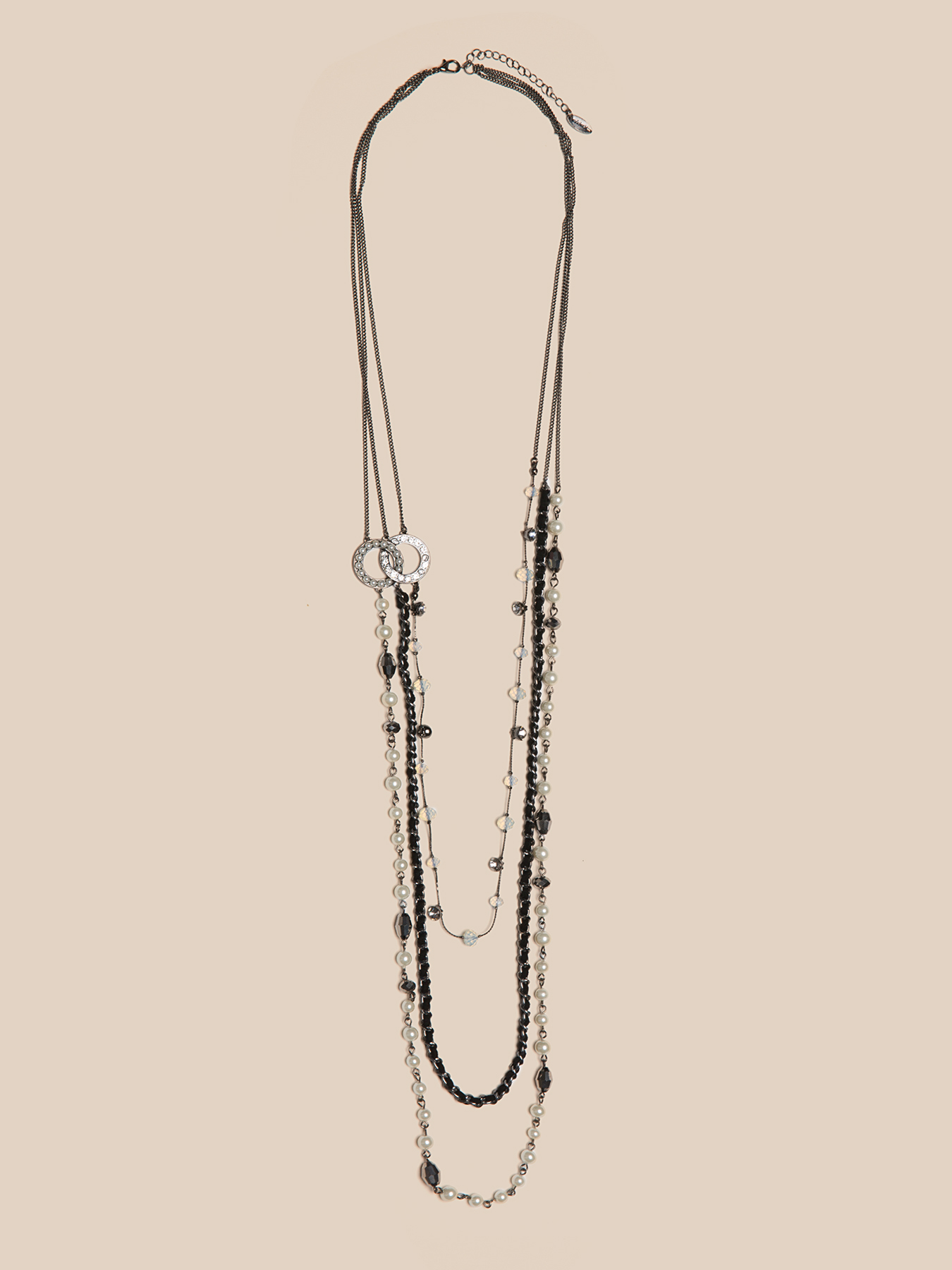 Collana lunga con pietre image number 1