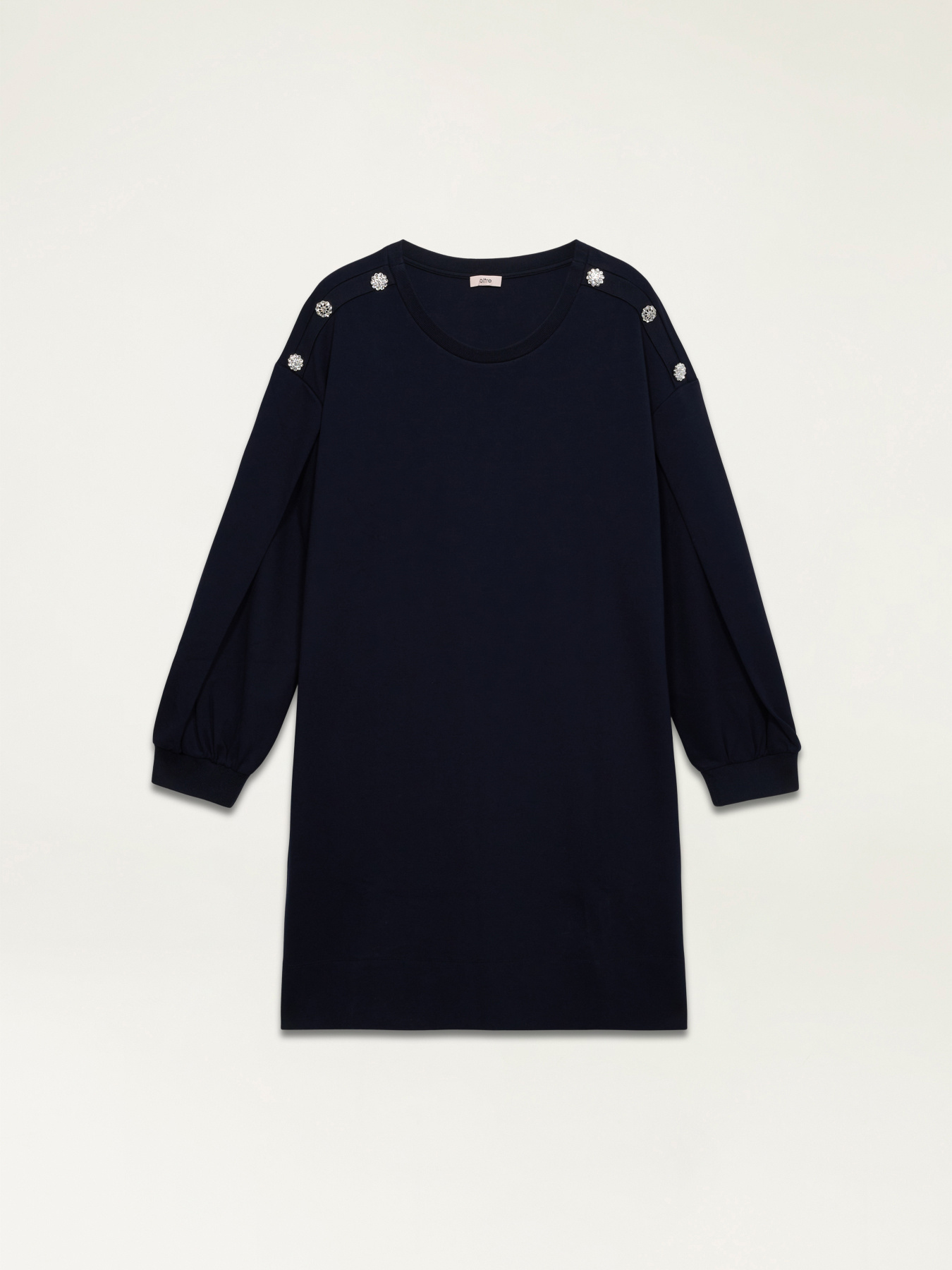 Robe en molleton avec boutons image number 4