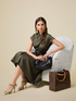 Chemisier dress with macram&eacute; details image number 3
