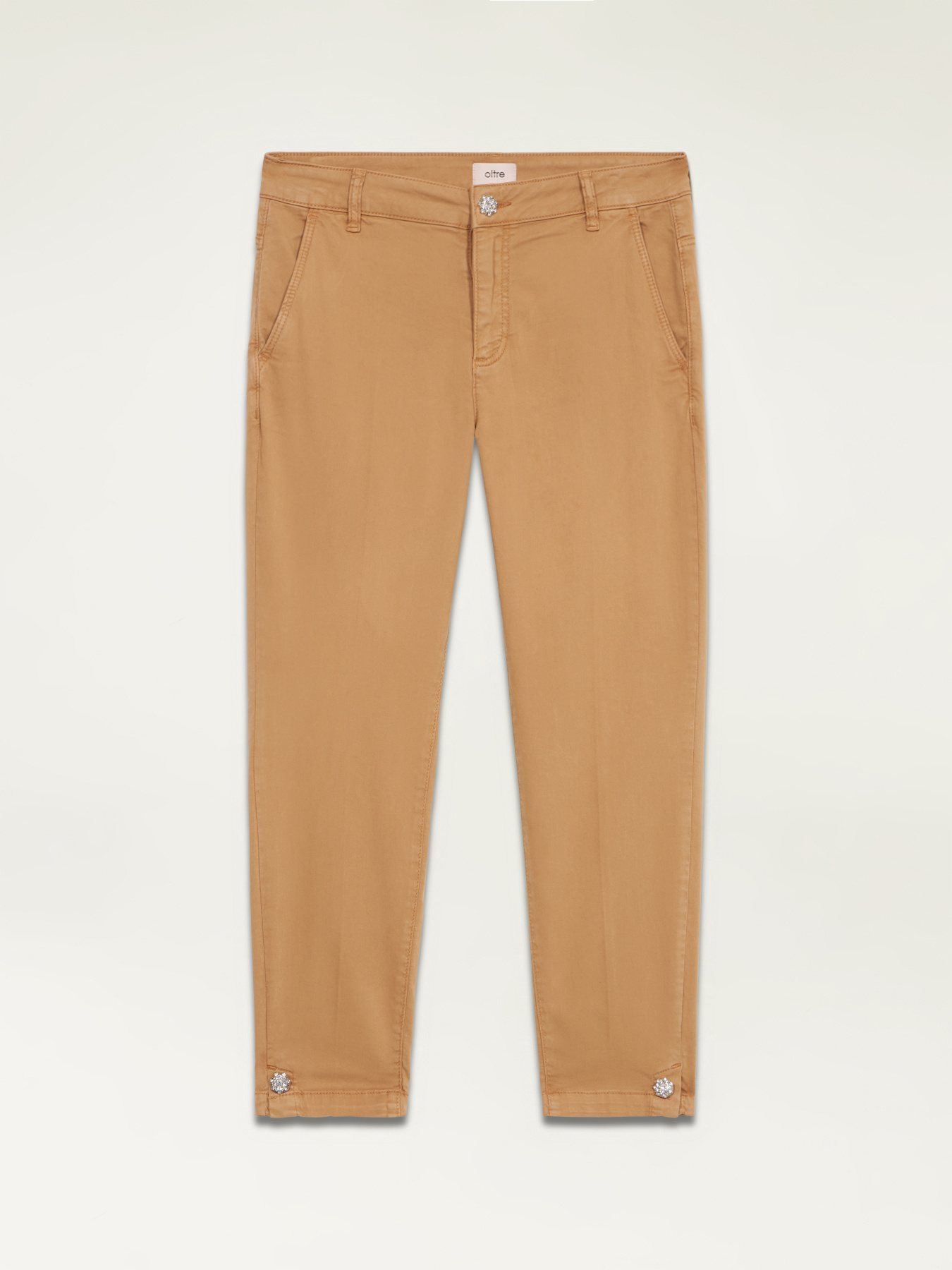 Chinos with jewel detail image number 1