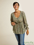 Bluse mit Kaschmirmuster image number 0