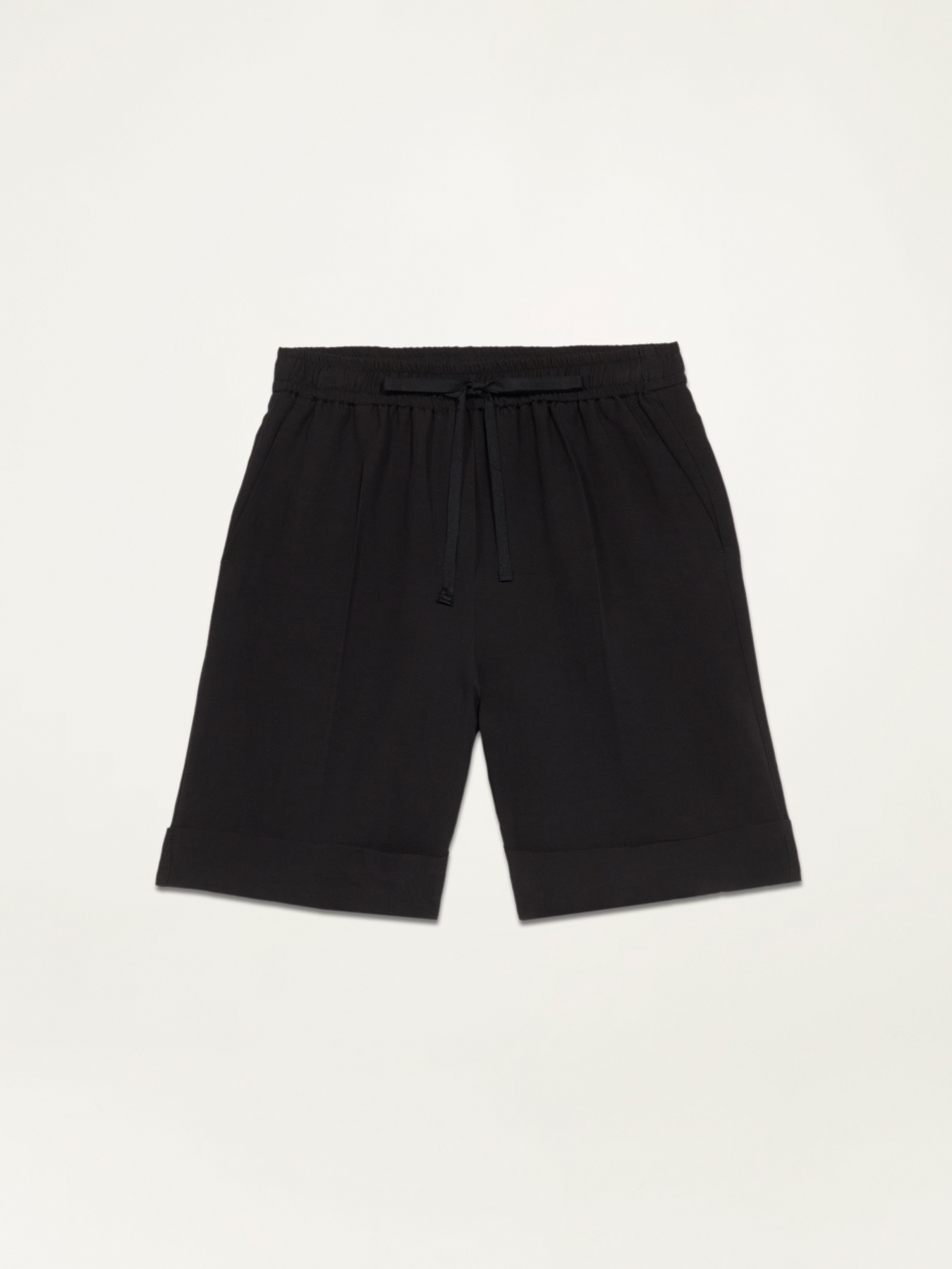 Linen blend Bermuda shorts image number 4