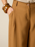 Pantalon palazzo m&eacute;lange viscose image number 2