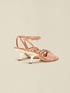 Sandalen mit mittelhohem Absatz und Riemchen image number 3