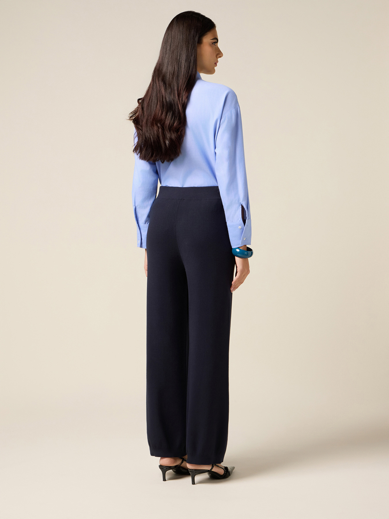 Knit jogger pants image number 1