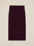 Wool sheath skirt image number 4