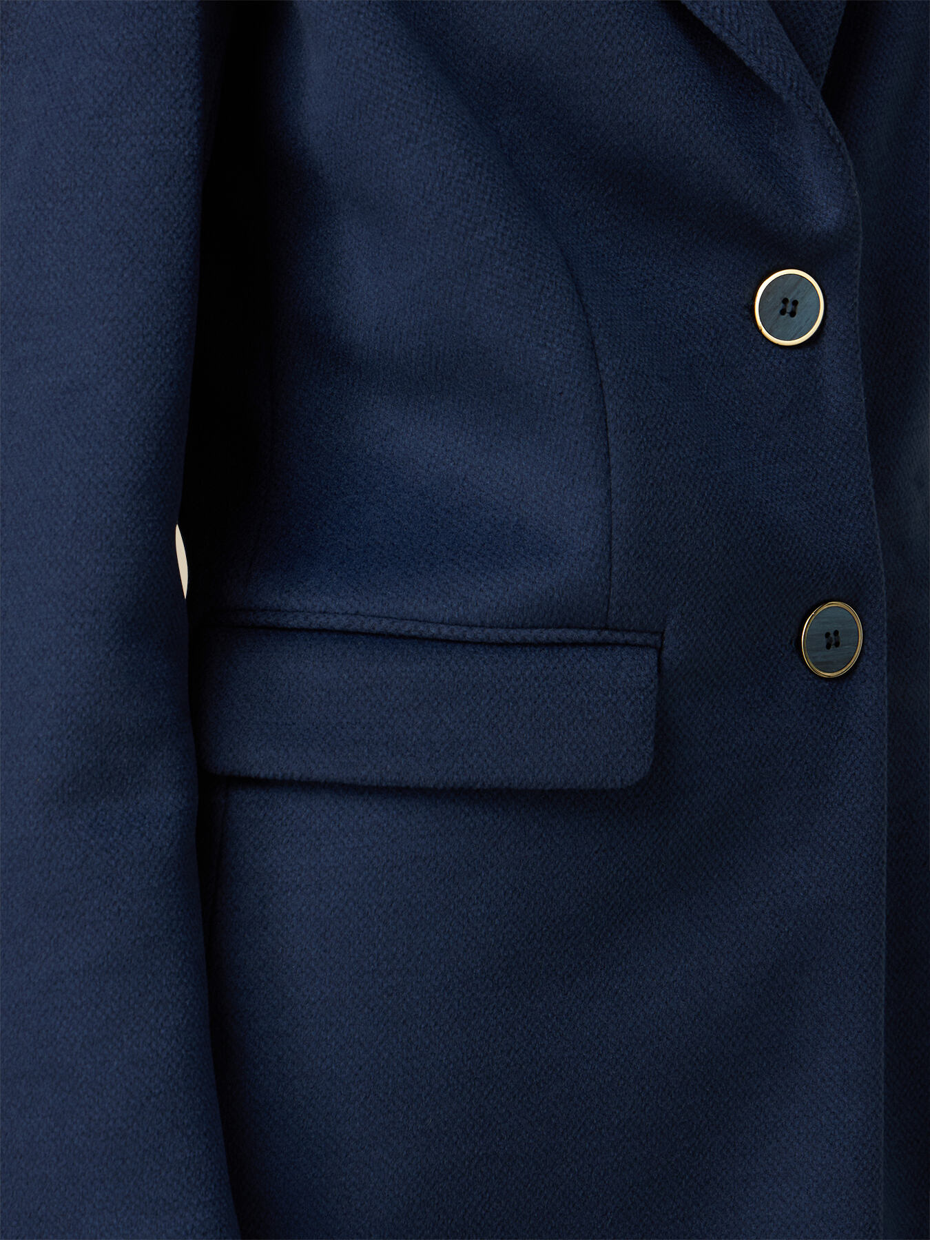 Single-breasted coat with pockets image number 2