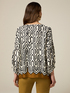 Bluse aus gemusterter Viskose image number 1