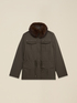 Parka in drill misto cotone con borchie image number 3