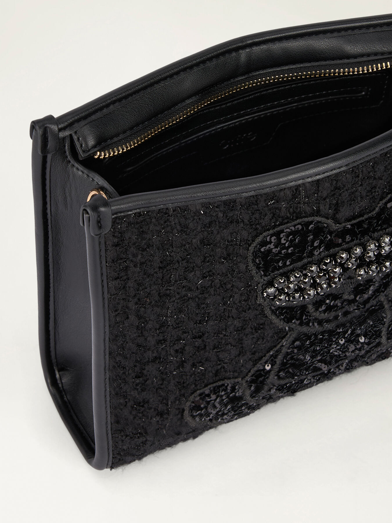 Sac pochette en tweed image number 4