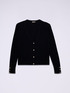 Viscose blend cardigan with jewel buttons image number 3