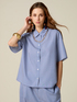Camicia maniche corte a righe image number 0