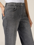 Regular jeans with rhinestone applications image number 2