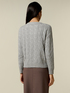Pullover aus Kaschmirmischung mit Spitzeneinsatz image number 1