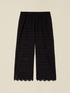 Cropped sangallo lace trousers image number 4