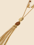 Collana multifilo con pendente e perle image number 3
