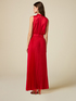 Langes Kleid mit Blumenanstecker image number 2
