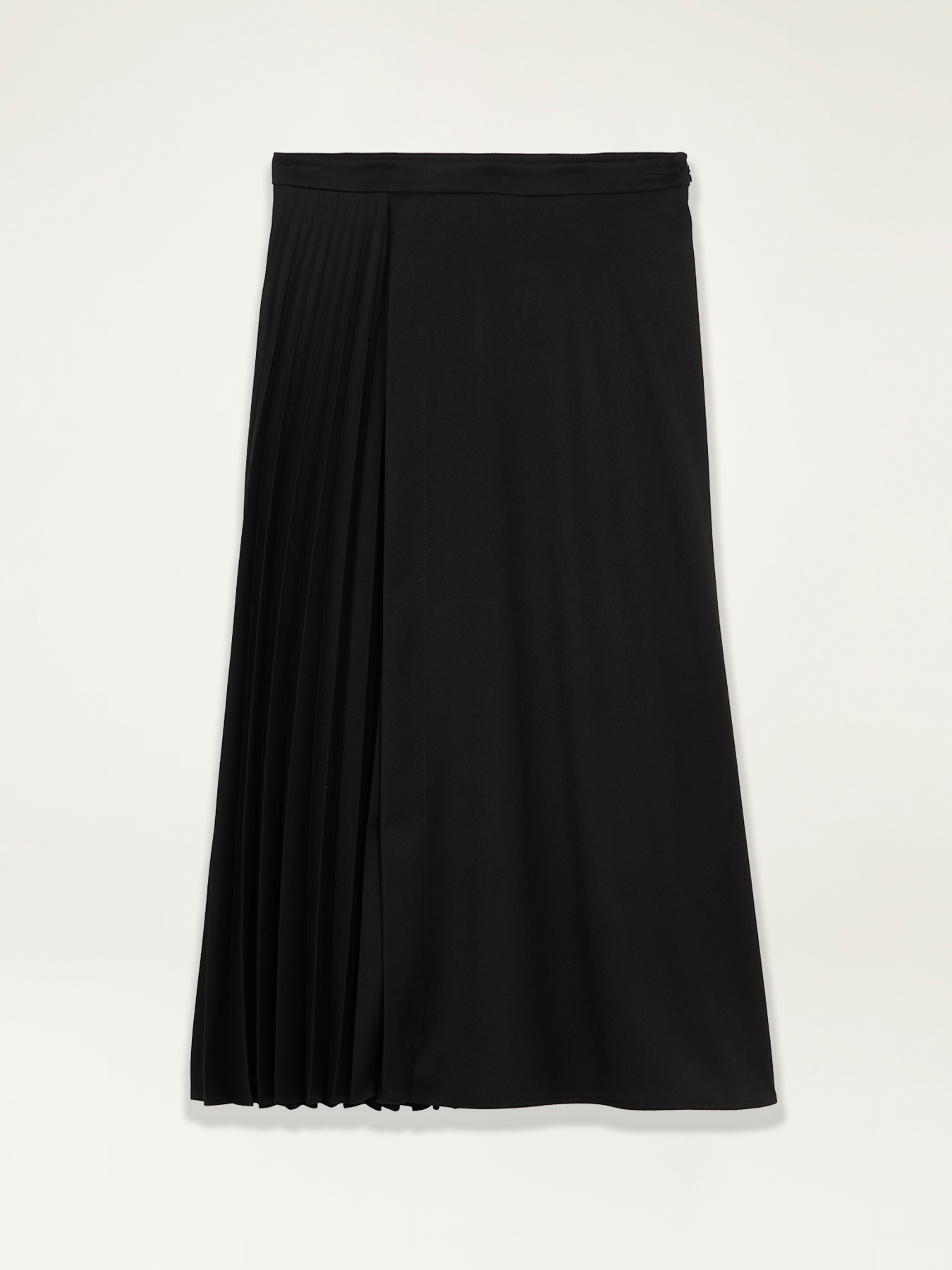 Falda midi de franela image number 4