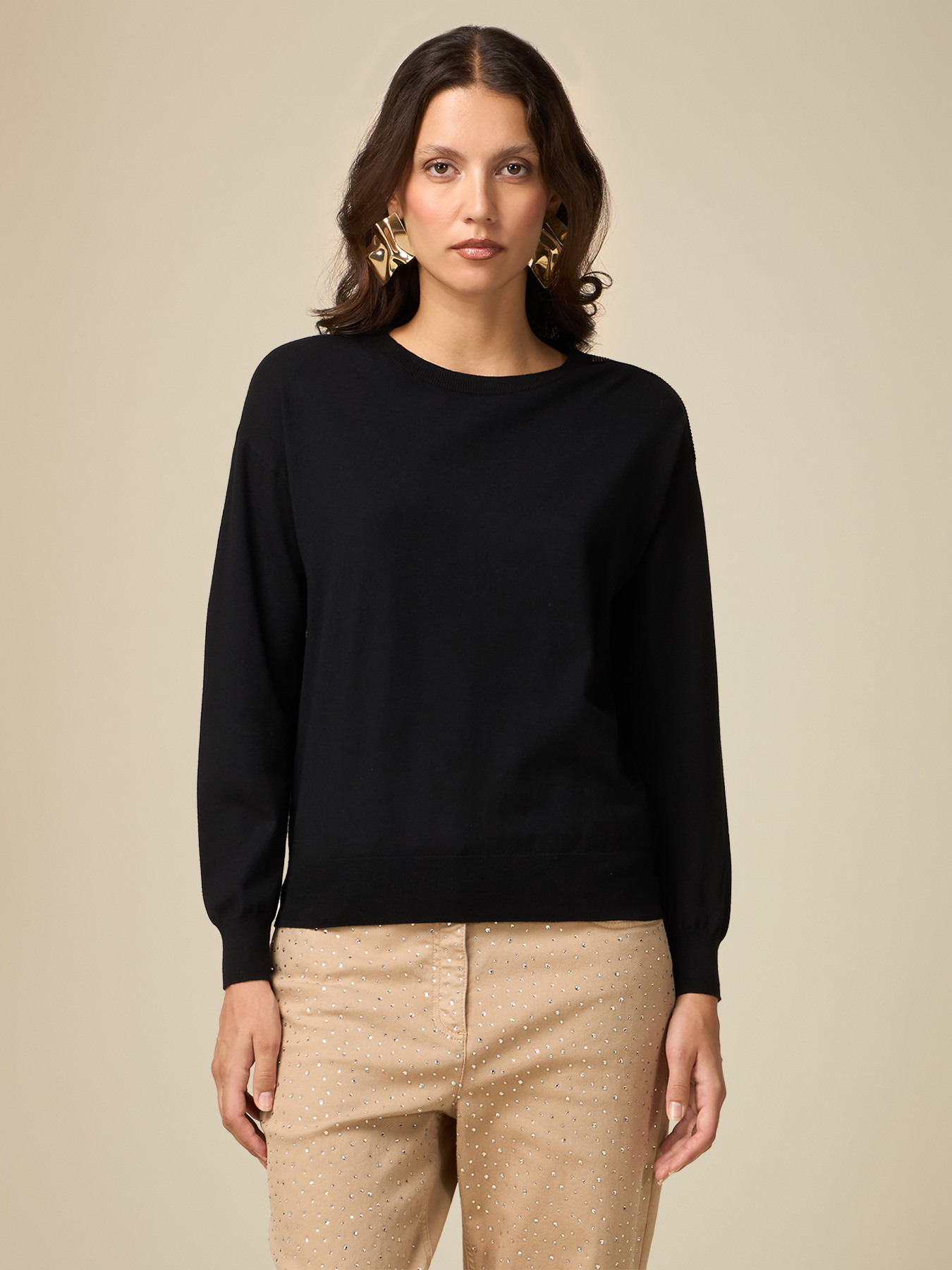 Pull avec d&eacute;tail bijou image number 0