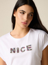 T-shirt en coton avec patch bijou image number 2