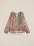Paisley print voile blouse image number 4