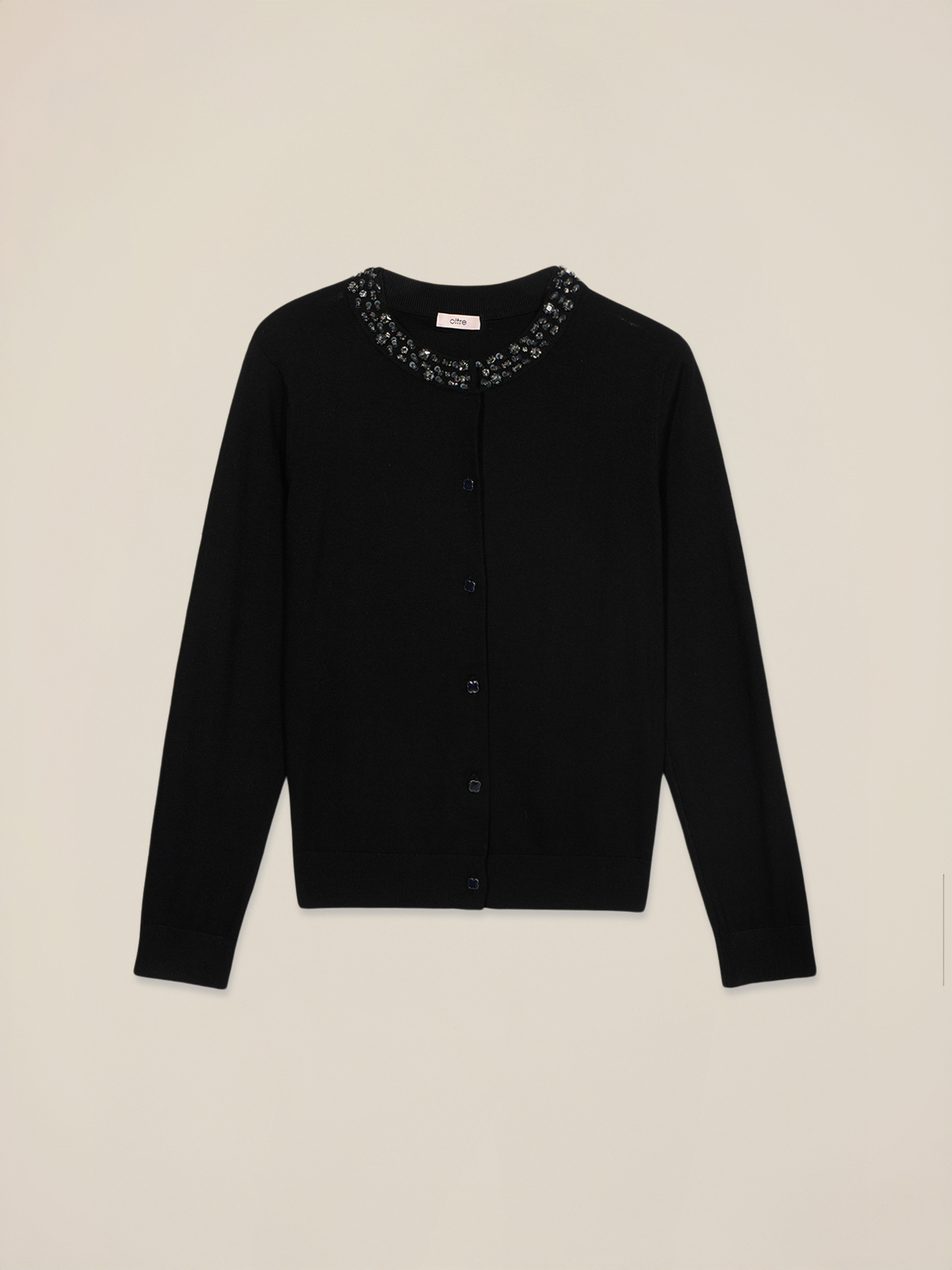 Cardigan en maille avec cristaux image number 3