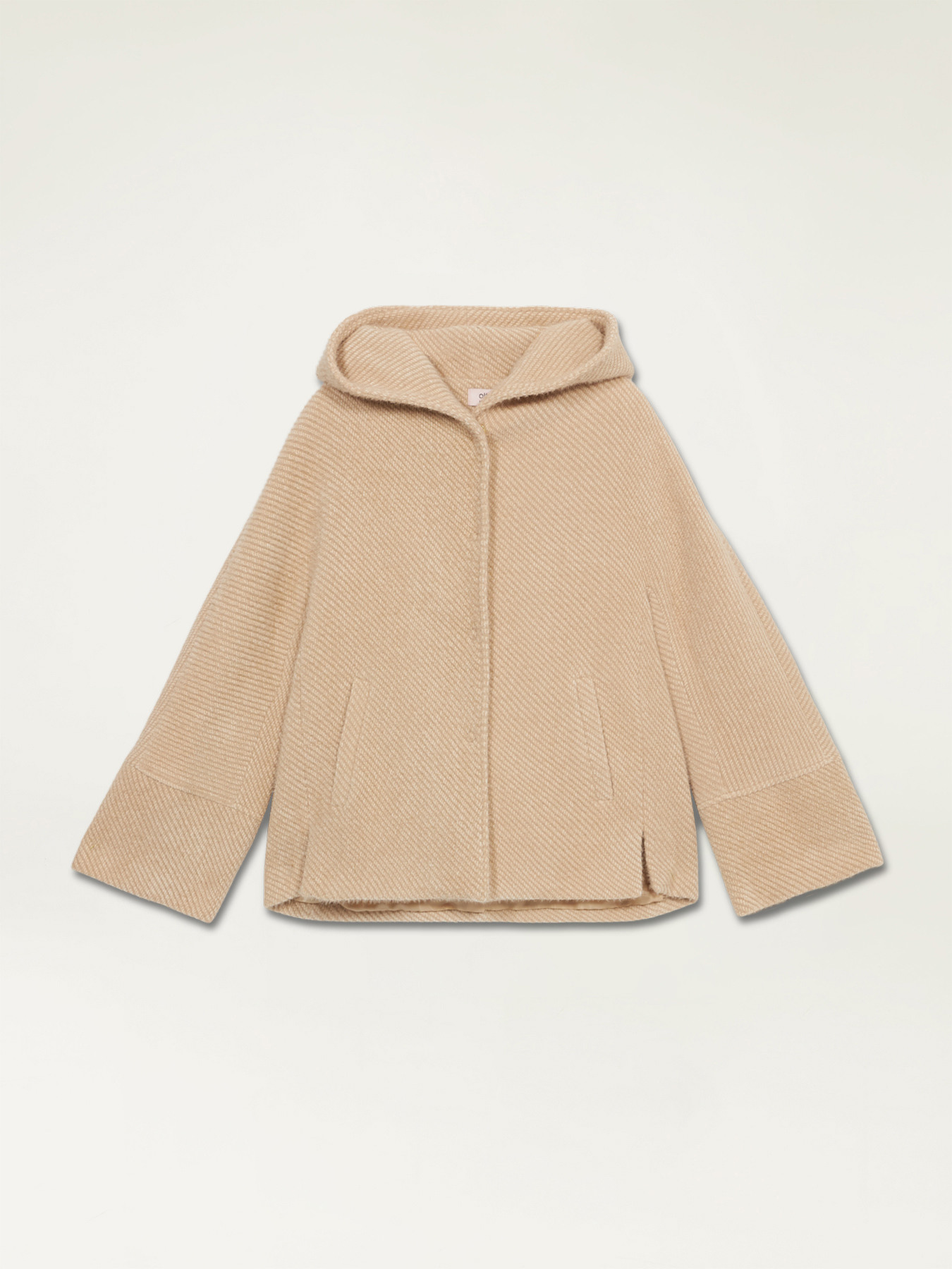 Diagonal fabric cape image number 3