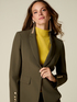 Single-breasted blazer with gold-tone buttons image number 2