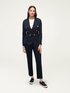 Blazer doppiopetto in jersey image number 0